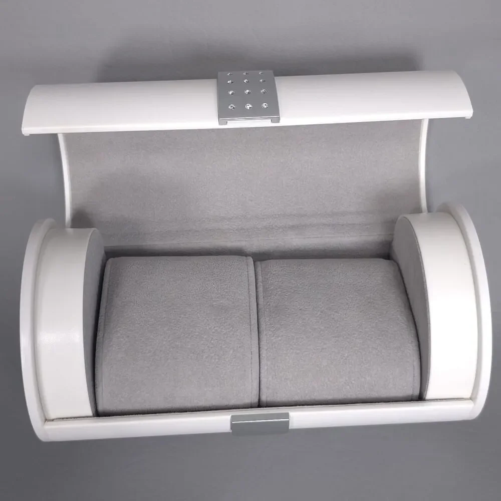SWAROVSKI‎ White Watch Holder Box Travel Case Bracelet Storage Organizer